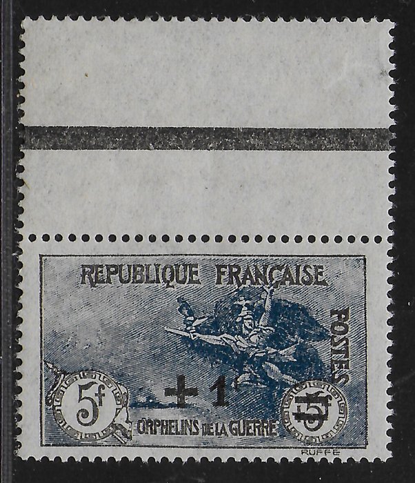 Frankrijk 1922 - 5 Fr. Orphelins de la Geurre, with tab - Yvert 169