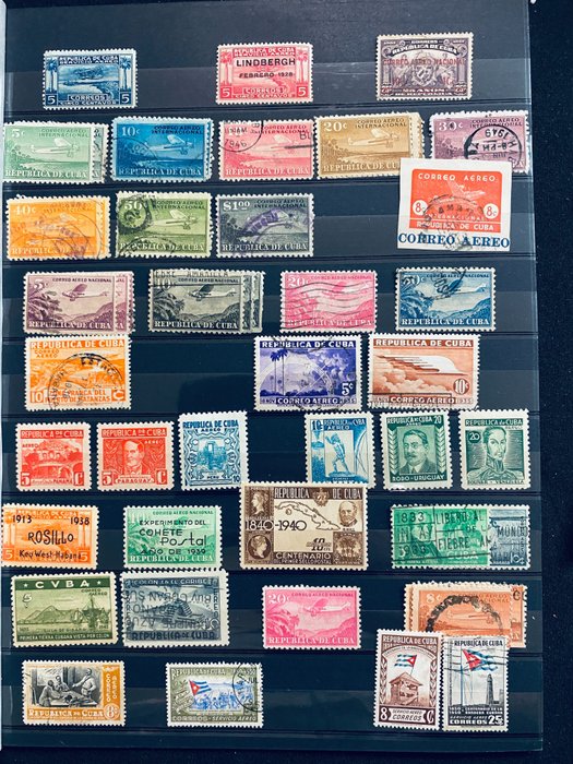 Cuba - Uitgebreide collectie Cuba met Airmail, postzegels en Blokken
