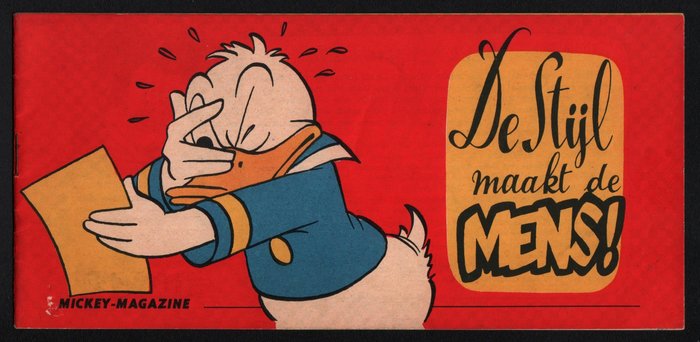 Mickey Magazine Bijlage bij nr. 130 - De Stijl maakt de Mens - Agrafé - EO - (1953)