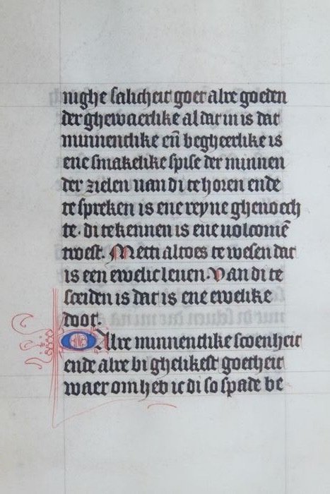 Anonymous - Manuscript from a Dutch Book of Hours - [ca. 15th century]
