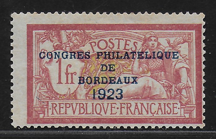 Frankrijk 1923 - Exhibition Bordeaux overprint - Yvert 182