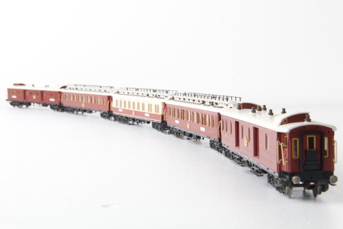 Märklin H0 - 42754 - Set mit Personenwagen - 5-teiliges Wagenset "Orient Express"/CIWL - CIWL