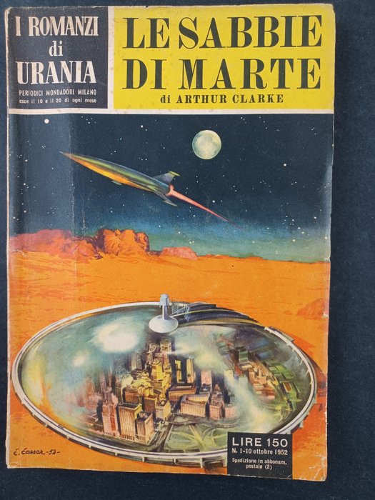 Urania #1 - Le sabbie di Marte - Softcover - Eerste druk - (1952)