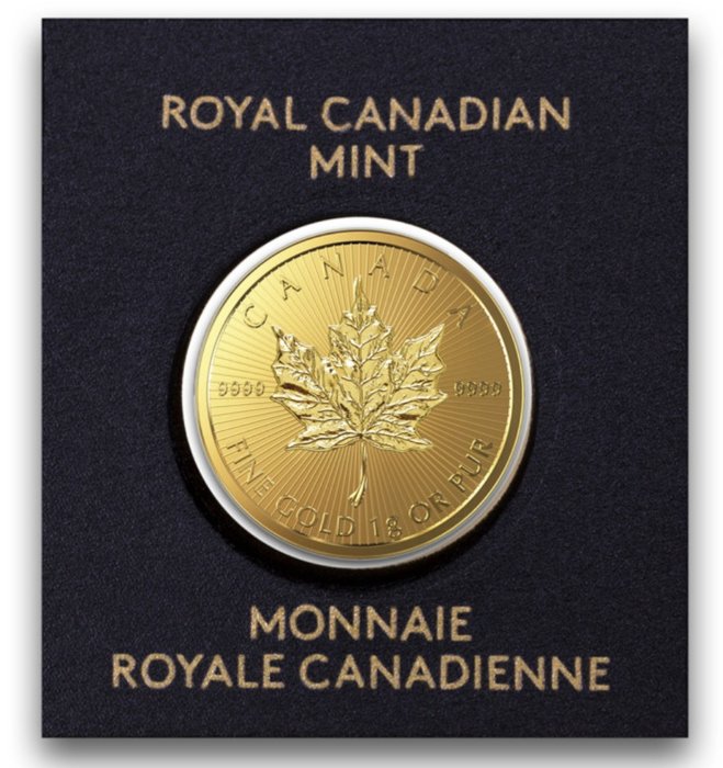 Kanada. 50 Cents 2022 Maple Leaf Maplegram in Blister