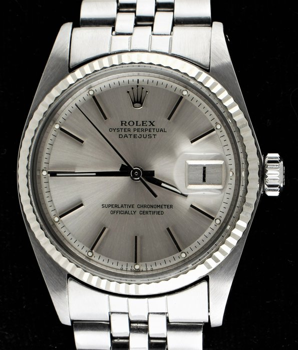 Rolex - Oyster Perpetual Datejust - Vintage - White Gold - Superlative Chronometer - Ref. No: 1601 - Heren - 1970-1979