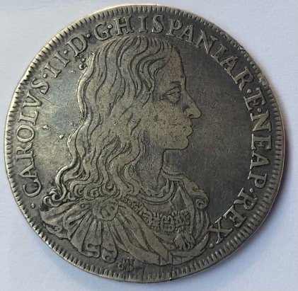 Italië, Koninkrijk Napels. Carlo II di Spagna (1665-1700). Ducato 1684 - Napoli