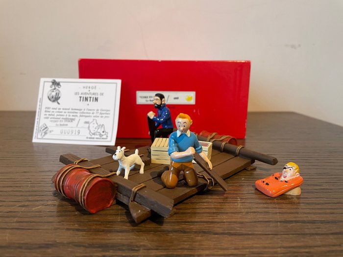 Tintin - Figurine Pixi 4565 - Le Radeau - Coke en stock - (1995)