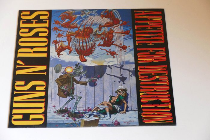 Guns N’ Roses - Appetite for Destruction (1st European Press) - LP Album - 1st Stereo pressing - 1987/1987