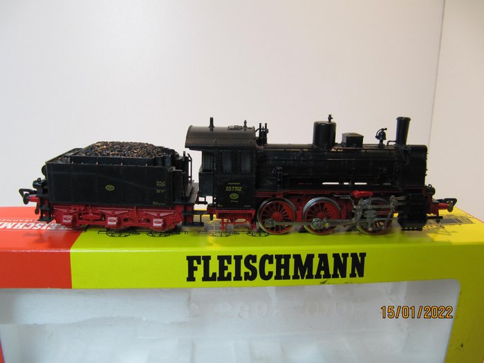 Fleischmann H0 - 4124 - Locomotive à vapeur avec wagon tender - BR 53 - DRG