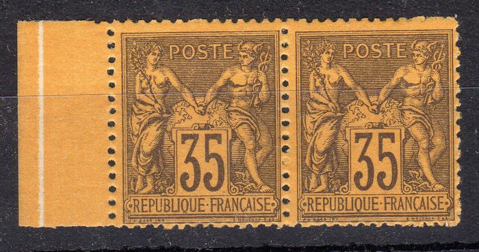 Frankrijk 1878 - Sage, pair. - n° 93