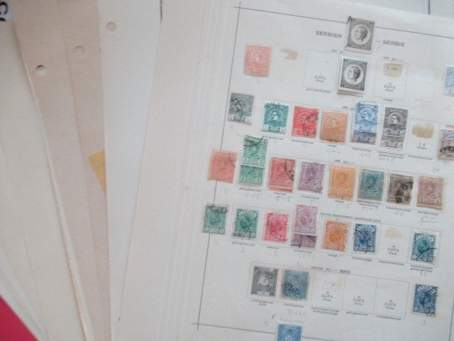 Serbie - collection avancée de timbres