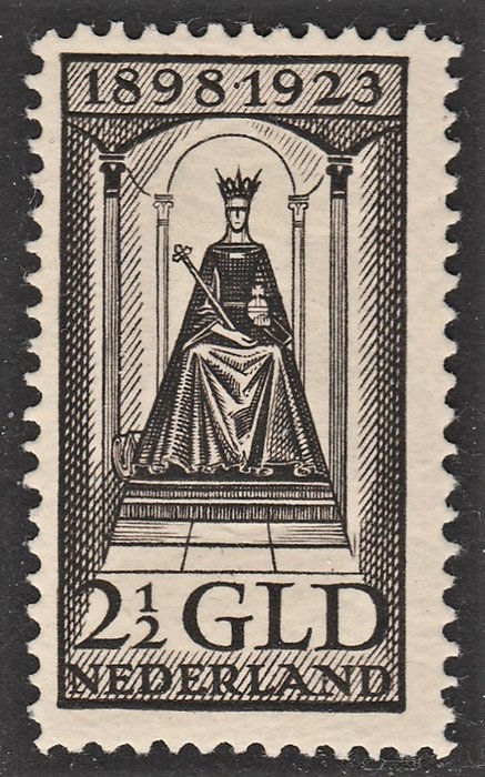 Netherlands 1923 - Government jubilee Wilhelmina - NVPH 130