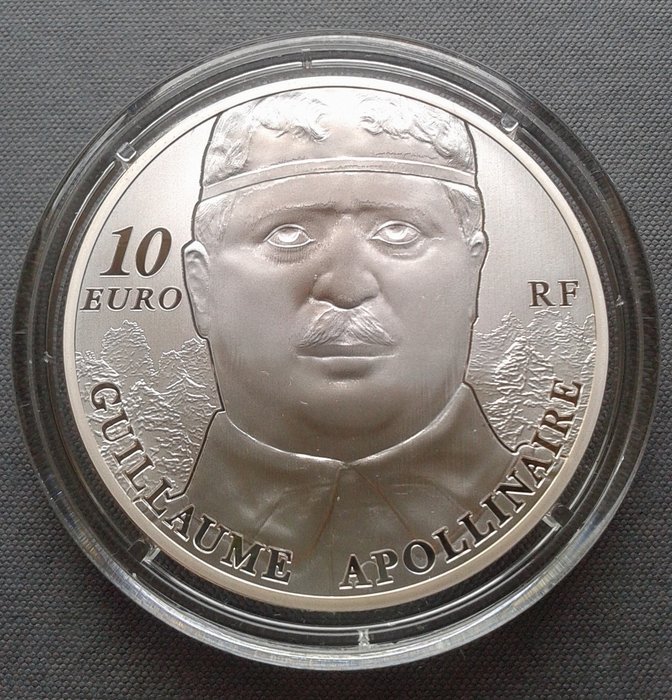 France. 10 Euro 2018 Proof "Guillaume Apollinaire"