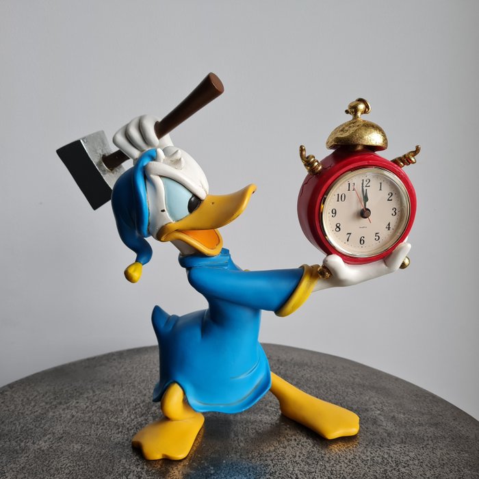 Disney - Beeld - Donald Duck boos op de wekker - (1990)