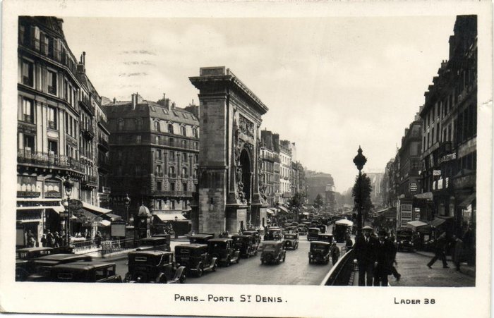 Frankrijk - Parijs - diverse straten, meest toeristische opnames en het centrum + souv.  mapje - Ansichtkaarten (Collectie van 259) - 1900-1960