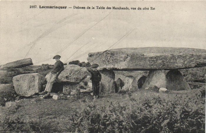 Frankrijk - Dolmen & oude stenen - Diverse plaatsen - inclusief Souvenir mapje - Ansichtkaarten (Collectie van 58) - 1900-1960