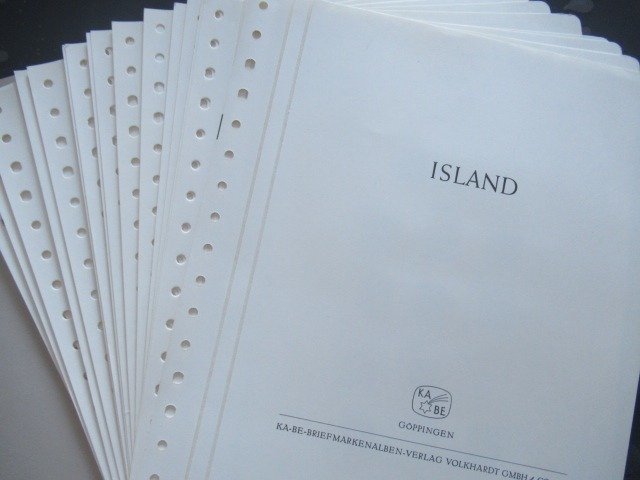 Iceland - A significant collection, including study of perforations.