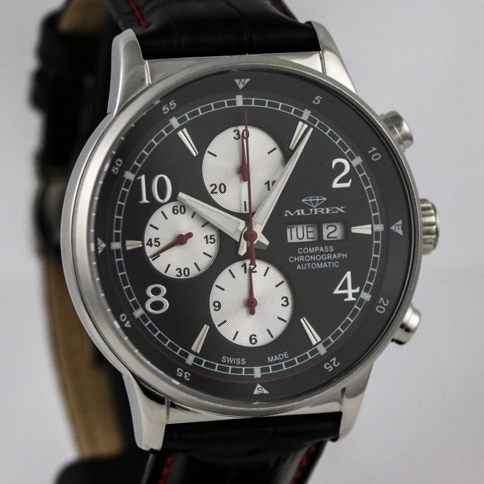 Preview of the first image of Murex - Compass Valjoux automatic - MUA650-SL-35 "NO RESERVE PRICE" - Men - 2011-present.