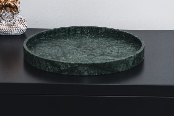 TM DESIGN - 中央裝飾品  - 綠色瓜地馬拉大理石
