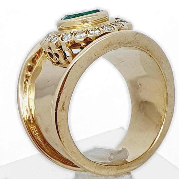 Image 3 of 18 kt. Yellow gold - Ring - 0.55 ct
