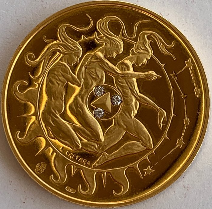Italië. Gold medal 2000 "Millennium"