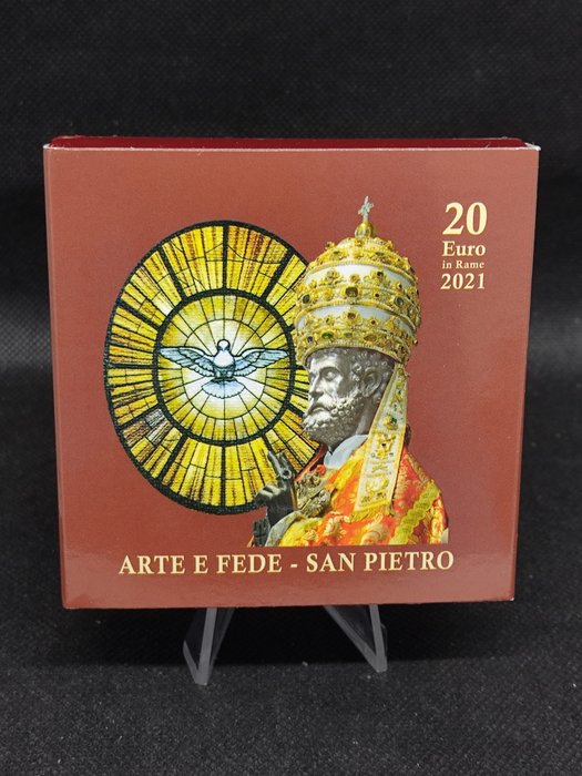 Vatikan. 20 Euro 2021  " Arte e Fede " PROOF -PP