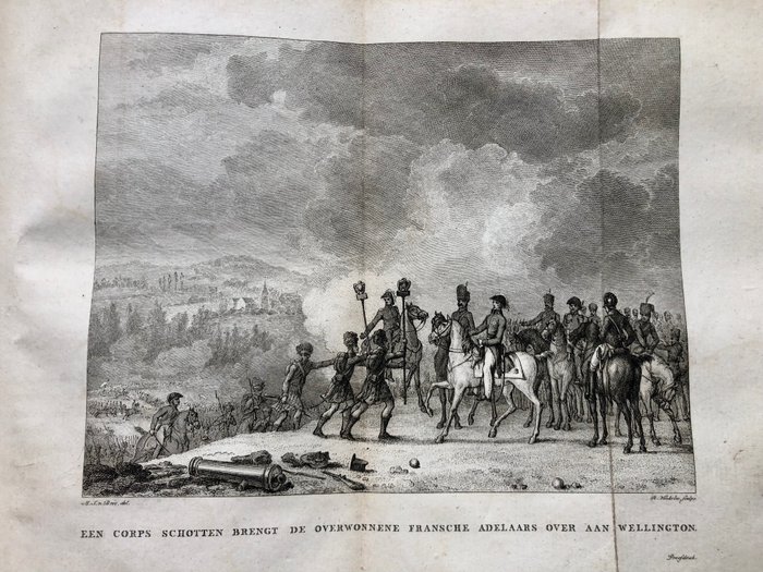 Paesi Bassi - Battaglia di Waterloo - Colonna commemorativa della gloria militare olandese a Junij MDCCCXV - 1816