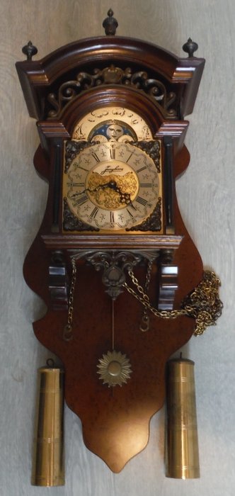 Orologio da parete - Junghans - Legno, mogano - Seconda metà del 20° secolo