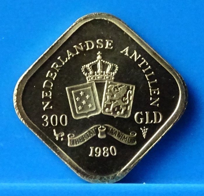 Niederländische Antillen. Juliana (1948-1980). 300 Gulden 1980 a, Juliana Regina 1948-1980