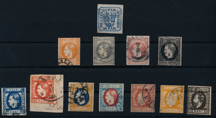 Romania 1860/1970 - Clean collection in the plug-in book with better classic stamps and blocks