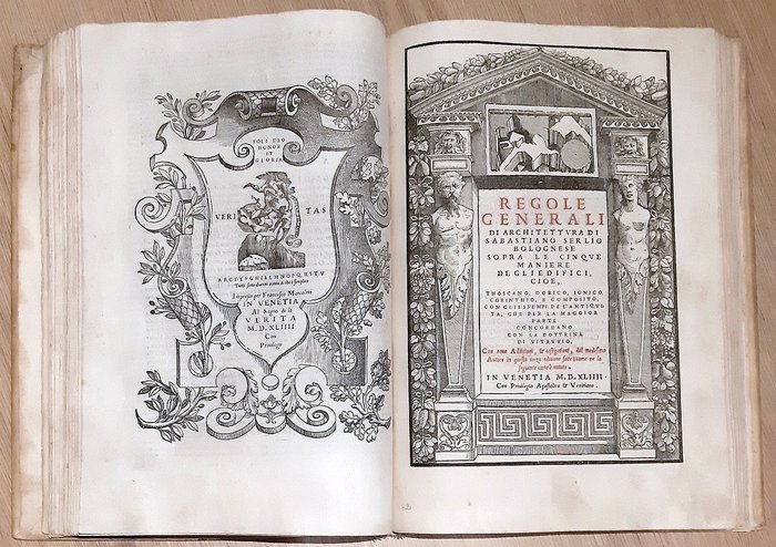 Sebastiano Serlio - Terzo Libro Di Architettura [Bound with:] Regole Generali - 1544