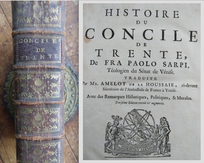 Paolo Sarpi - Histoire du Concile de Trente - 1699