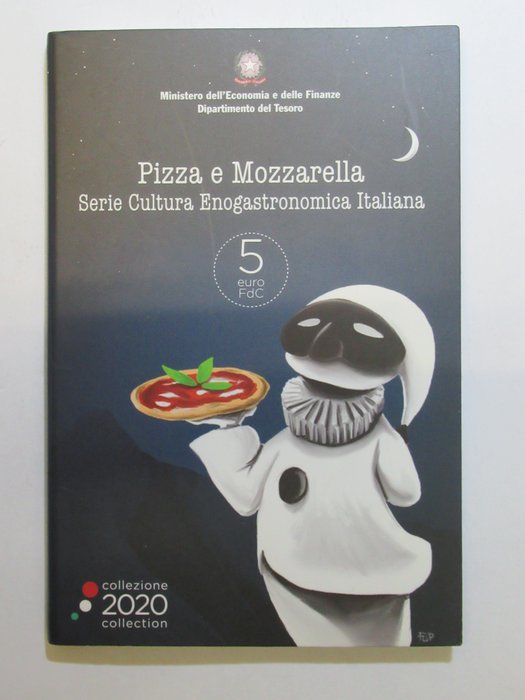 Italië. 5 Euro 2020 "Pizza e Mozzarella"