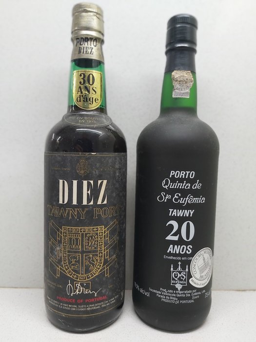 Aged Tawny Port: Diez 30 years old & Quinta de Santa Eufémia 20 years old - 2 Bottiglie (0,75 L)