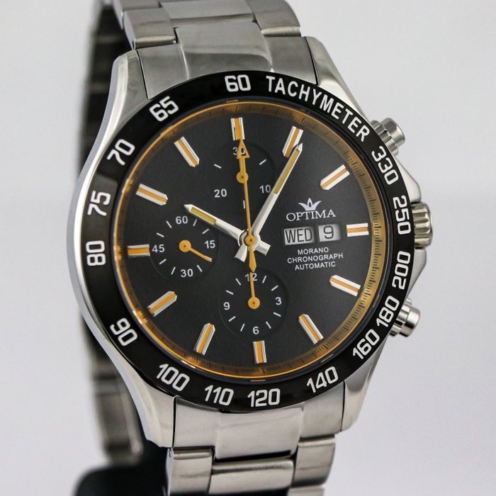 Preview of the first image of Optima - MORANO Sport Valjoux automatic - OSA464-S-SB-37 "NO RESERVE PRICE" - Men - 2011-present.