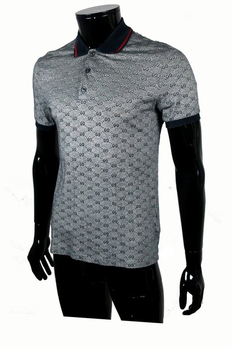 Gucci - Supreme Web Polo shirt - Catawiki