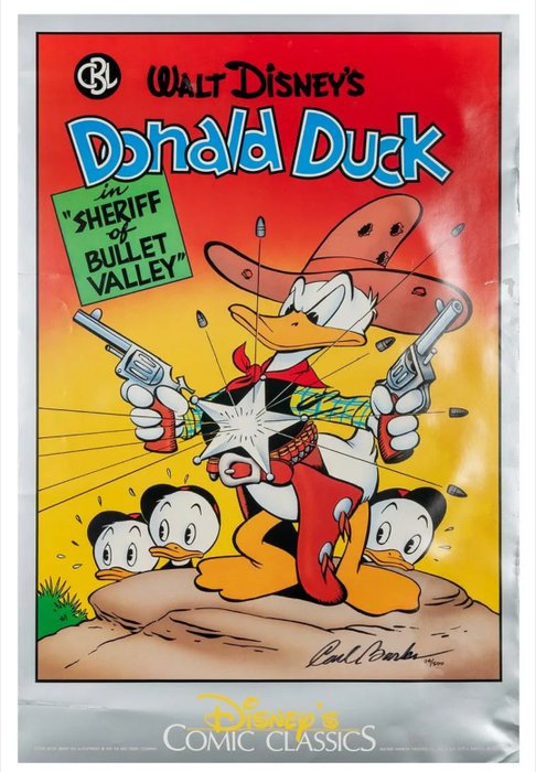 Donald Duck 114/500 - Donald duck sheriff of bullet valley.