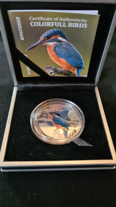 Andorra. 5 Diners 2014 Proof "Kingfisher"