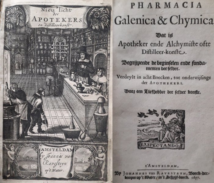 Bisschop - Pharmacia Galenica & chymica - 1657