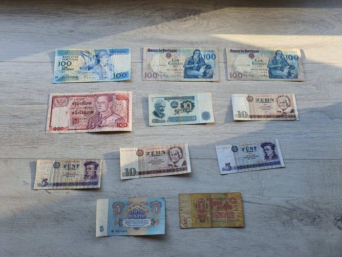 Mondo - 148 banknotes - Various dates
