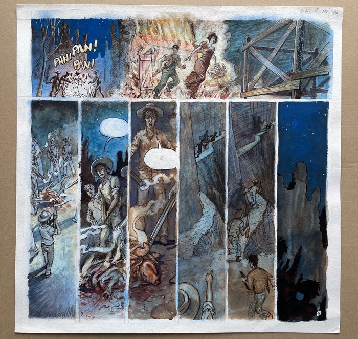 Dutreuil, Vincent - Planche originale couleur - Ada Enigma T3 - Une Histoire infernale - (2004)