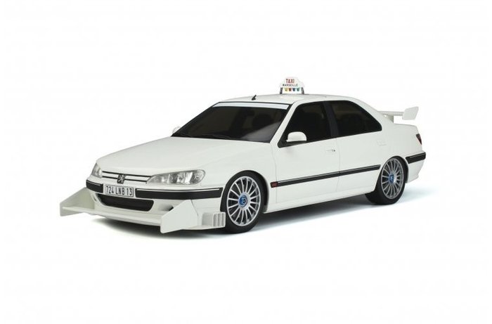 Preview of the first image of Otto Mobile - 1:12 - Peugeot 406 Taxi - Big Scale Limited Edition Movie Car.