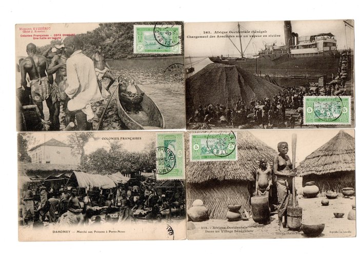 Afrique de l'Ouest / Ethnologie - Cartes postales (Collection de 51) - 1911-1959