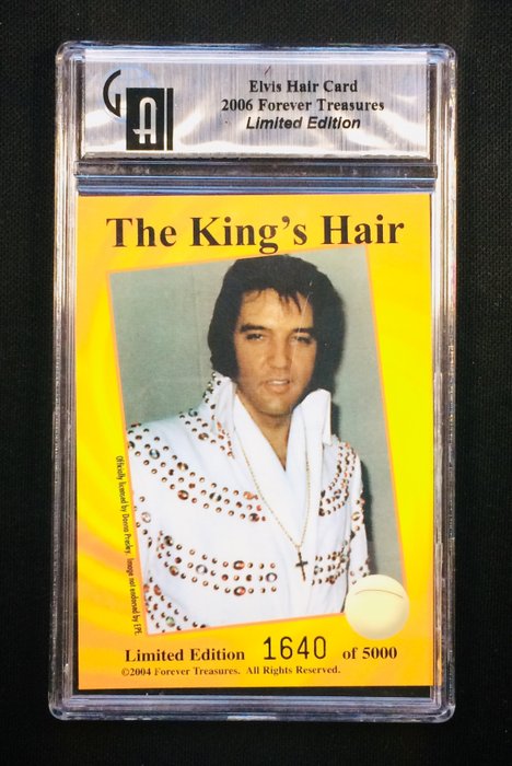 Forever Treasures - Elvis Presley - Hair Card - Limitierte Auflage 5.000 - Mit Zertifikat - 2006