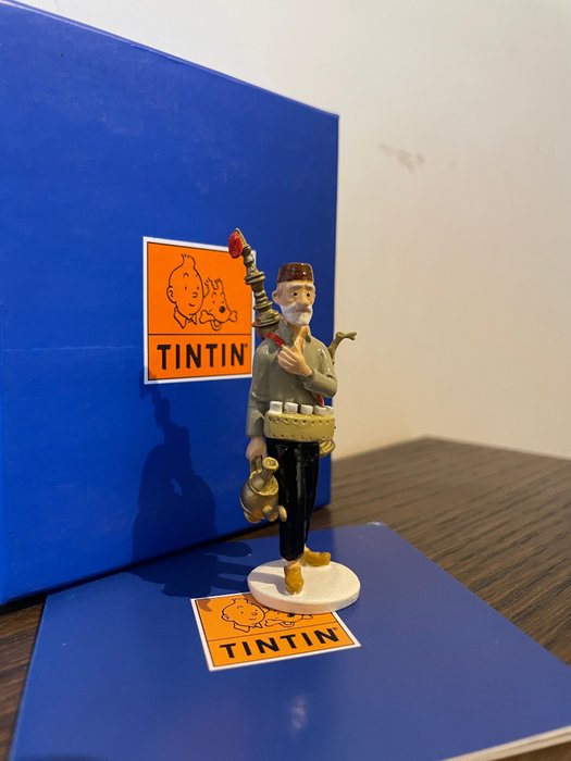 Tintin - Figurine Moulinsart 46526 - Marchand de thé - Série carte de voeux 1972 - (2019)