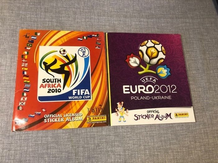 Panini - WC 2010 + Euro 2012 - 2 complete albums