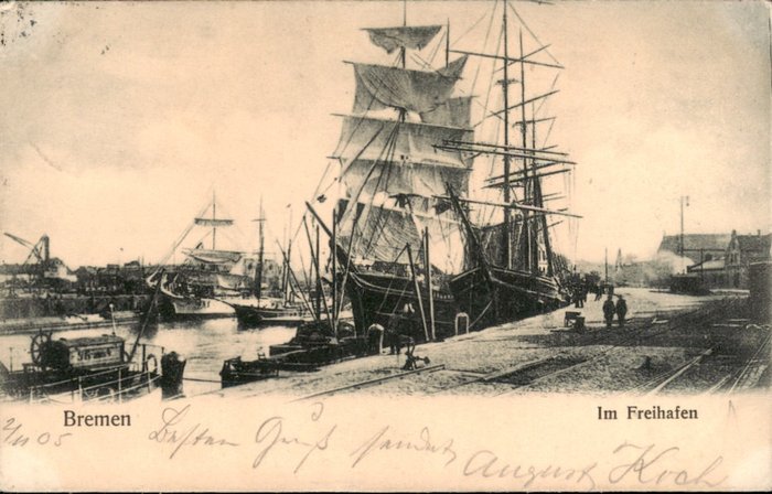 Belgio, Francia, Germania - Imbarcazioni - Cartoline (98) - 1905