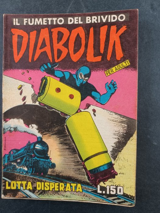 Diabolik I s. n. 15 - Lotta Disperata - Livre de poche Trade - EO - (1964)