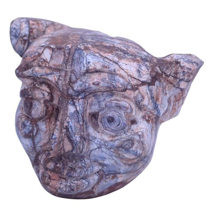 Mastodonte / Stegodonte molto raro e antico Figura intagliata, (11,6 milioni di anni fa) - 71.96×63.76×36.37 mm - 105 g