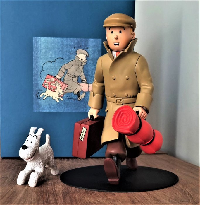 Tintin - Statuette Moulinsart 46948 - Tintin et Milou - Ils arrivent - (2019)
